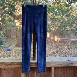 Lululemon Women's Invigorate High-Rise Tight 25" Diamond Dye Naval Blue Size 4